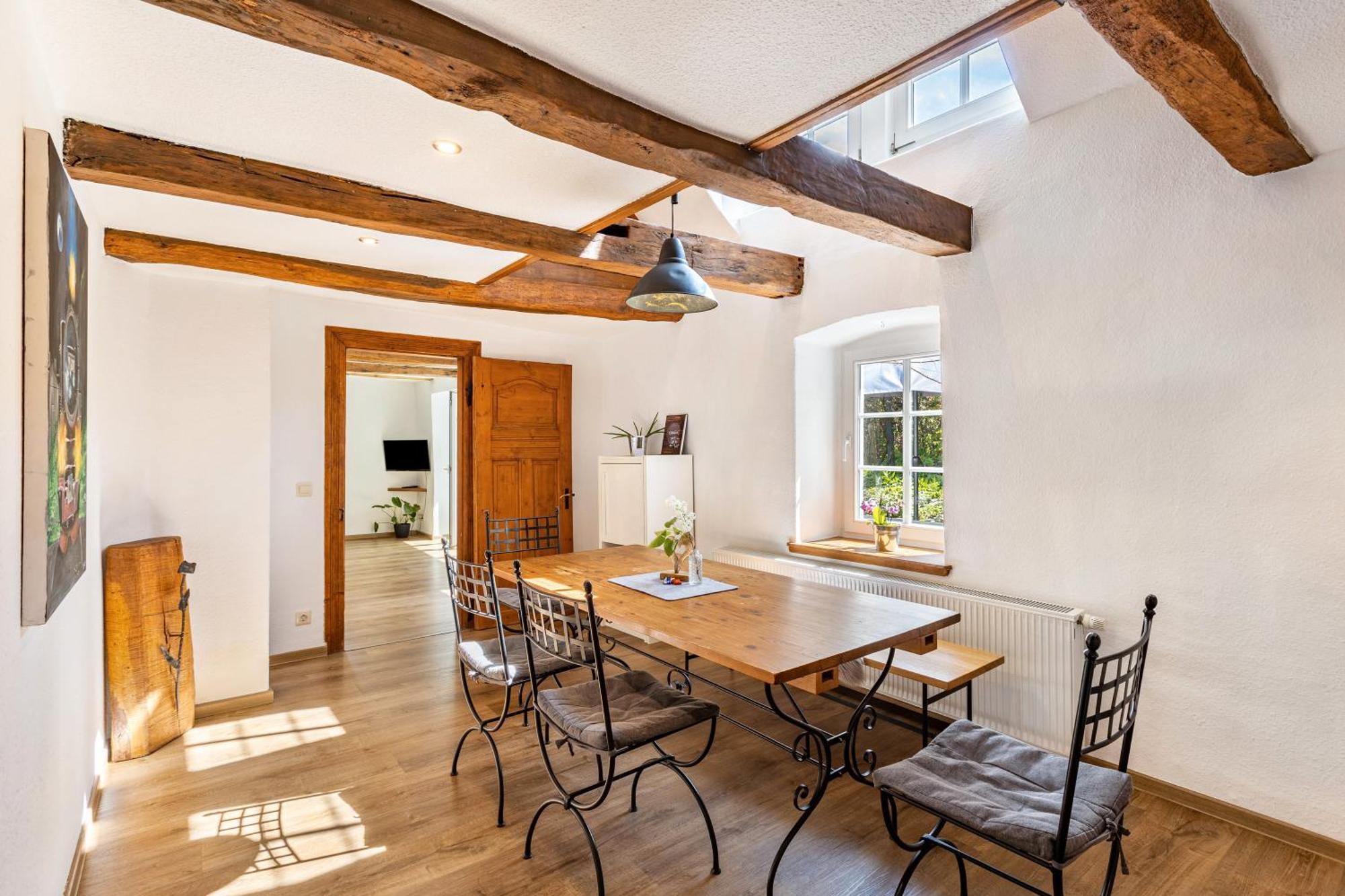 Fachwerk-Ferienhaus 1764 埃斯洛黑 外观 照片